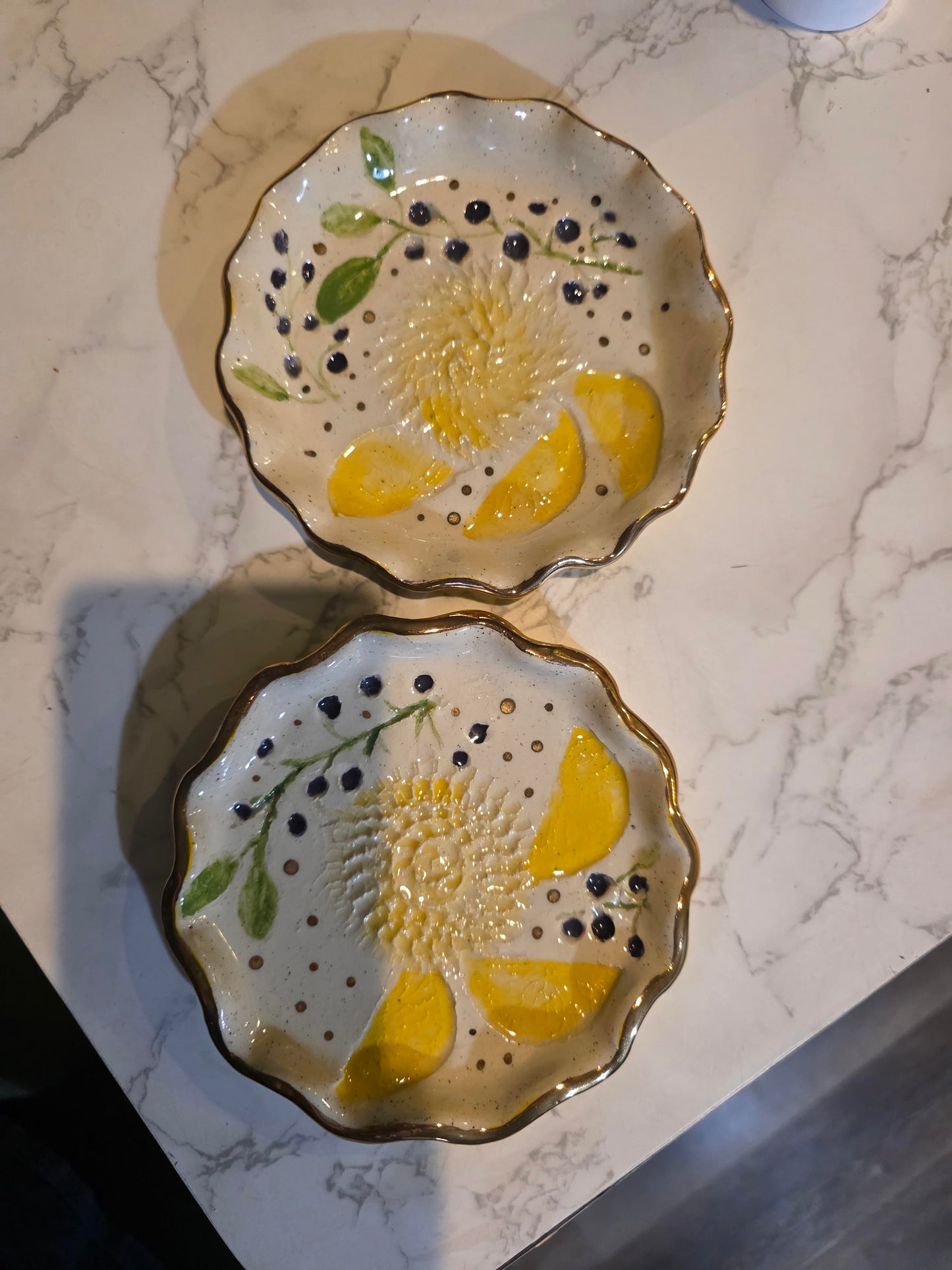 Garlic Grater with 18k Gold Trim